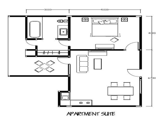 Apartment Suite - 86 sqm